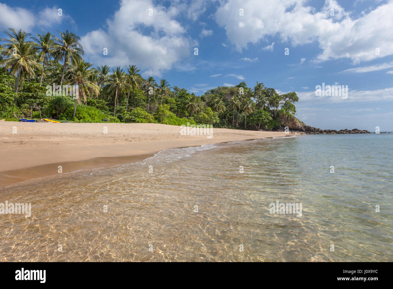 Diamond Cliff Beach sur Koh Lanta Yai, province de Krabi, Thaïlande, Asie du Sud-Est Banque D'Images