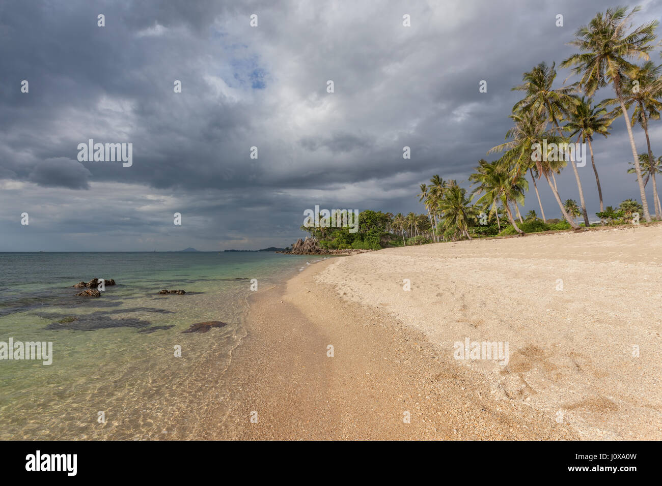 Long Beach à Koh Lanta Yai, province de Krabi, Thaïlande, Asie du Sud-Est Banque D'Images