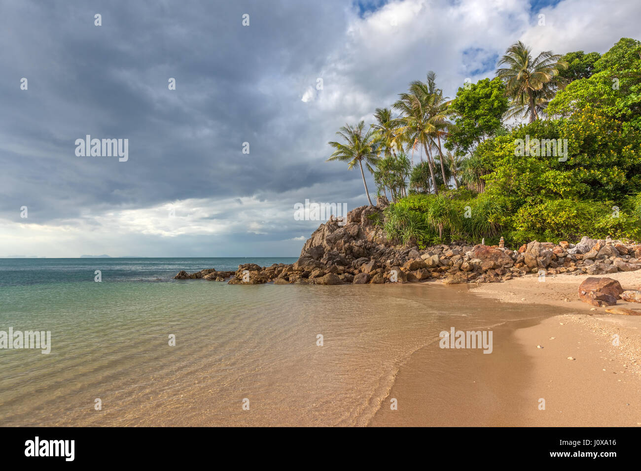 Long Beach à Koh Lanta Yai, province de Krabi, Thaïlande, Asie du Sud-Est Banque D'Images