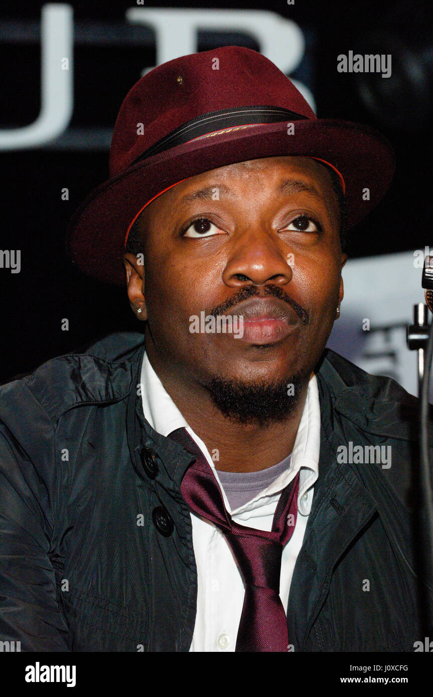 Anthony Hamilton sur scène BMI Panneau au Key Club à Hollywood, CA. Banque D'Images