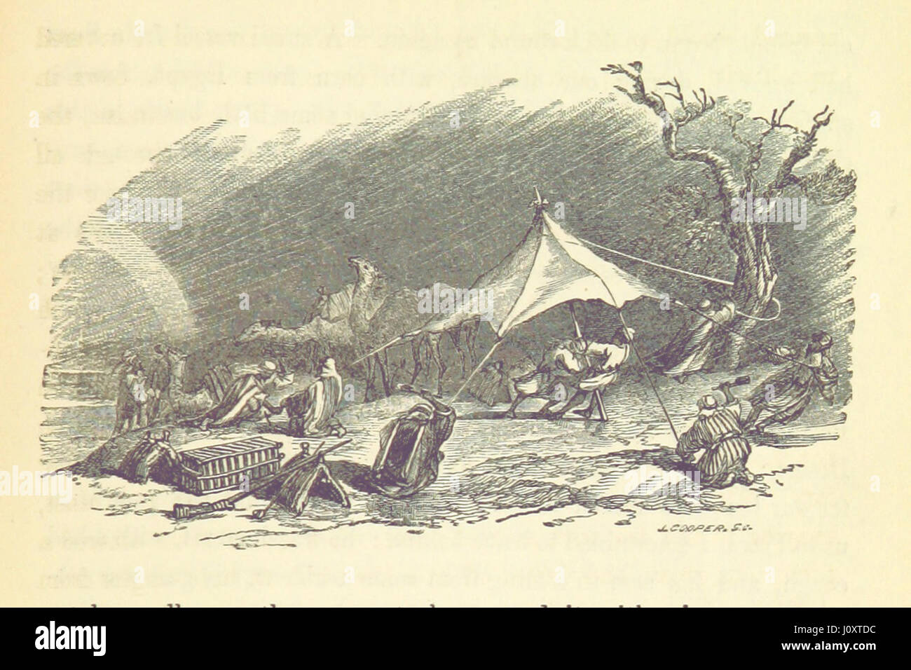 [Quarante Jours dans le désert sur la piste des Israélites ; ou, un Voyage du Caire par Wadi Feiran au Mont Sinaï et Petra. Par l'auteur de "Marche sur Jérusalem" [c.-à-d. William Henry Bartlett.] Troisième édition. [Avec des illustrations et des plaques.]] Banque D'Images