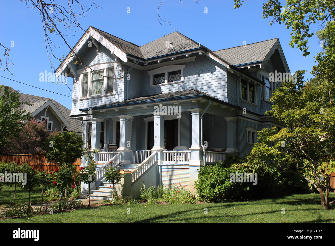 Edward G. Manasse House, artisan maison construite vers 1905 dans la région de Napa, Californie Banque D'Images