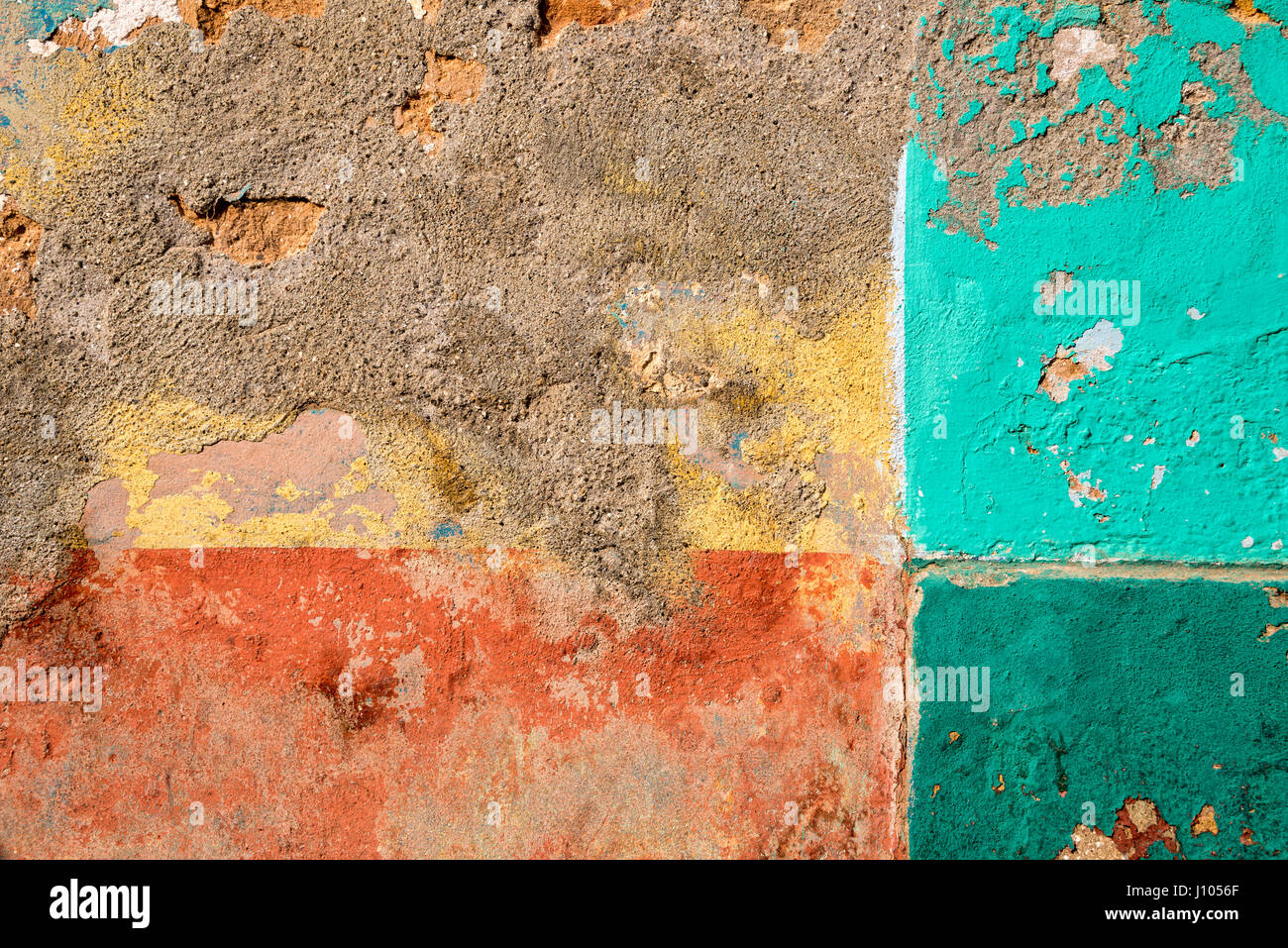 Des murs colorés de Trinidad, Cuba Banque D'Images