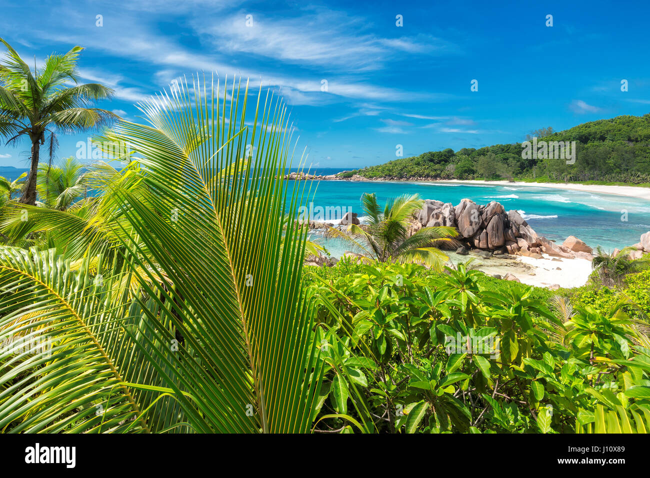 Seychelles. Banque D'Images