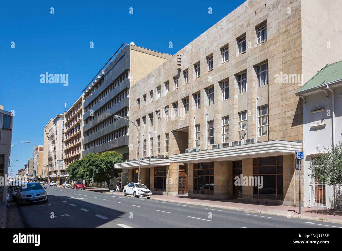 Charlotte Maxeke Street, Bloemfontein, la Province de l'État libre, République d'Afrique du Sud Banque D'Images