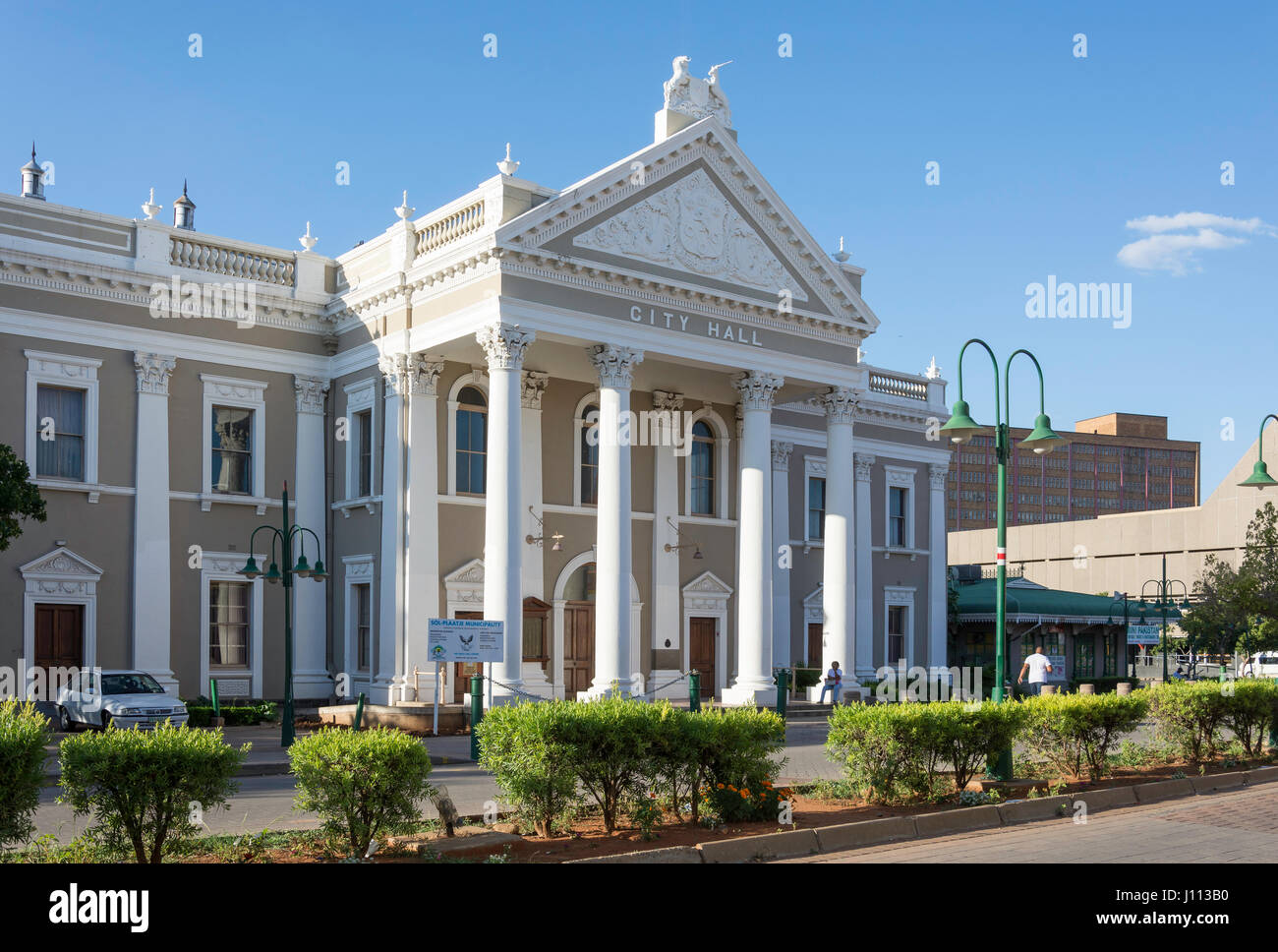 L'ancien hôtel de ville, rue Market, Kimberley, dans le Nord de la Province du Cap, Afrique du Sud Banque D'Images