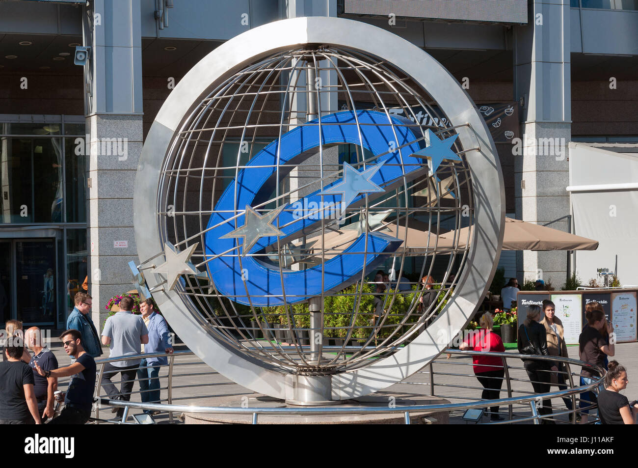Moscou, Russie - 09,21.2015. European shopping centre sur la zone de la gare de Kiev Banque D'Images