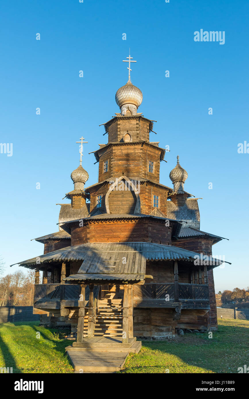 Suzdal, Russie - 06 novembre 2015. L'architecture en bois Musée touristique golden ring Banque D'Images