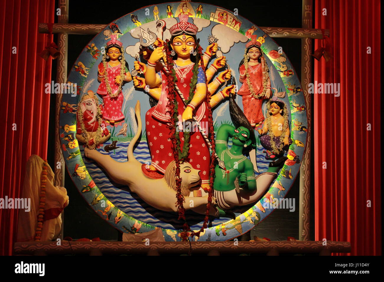 Déesse Durga Banque D'Images