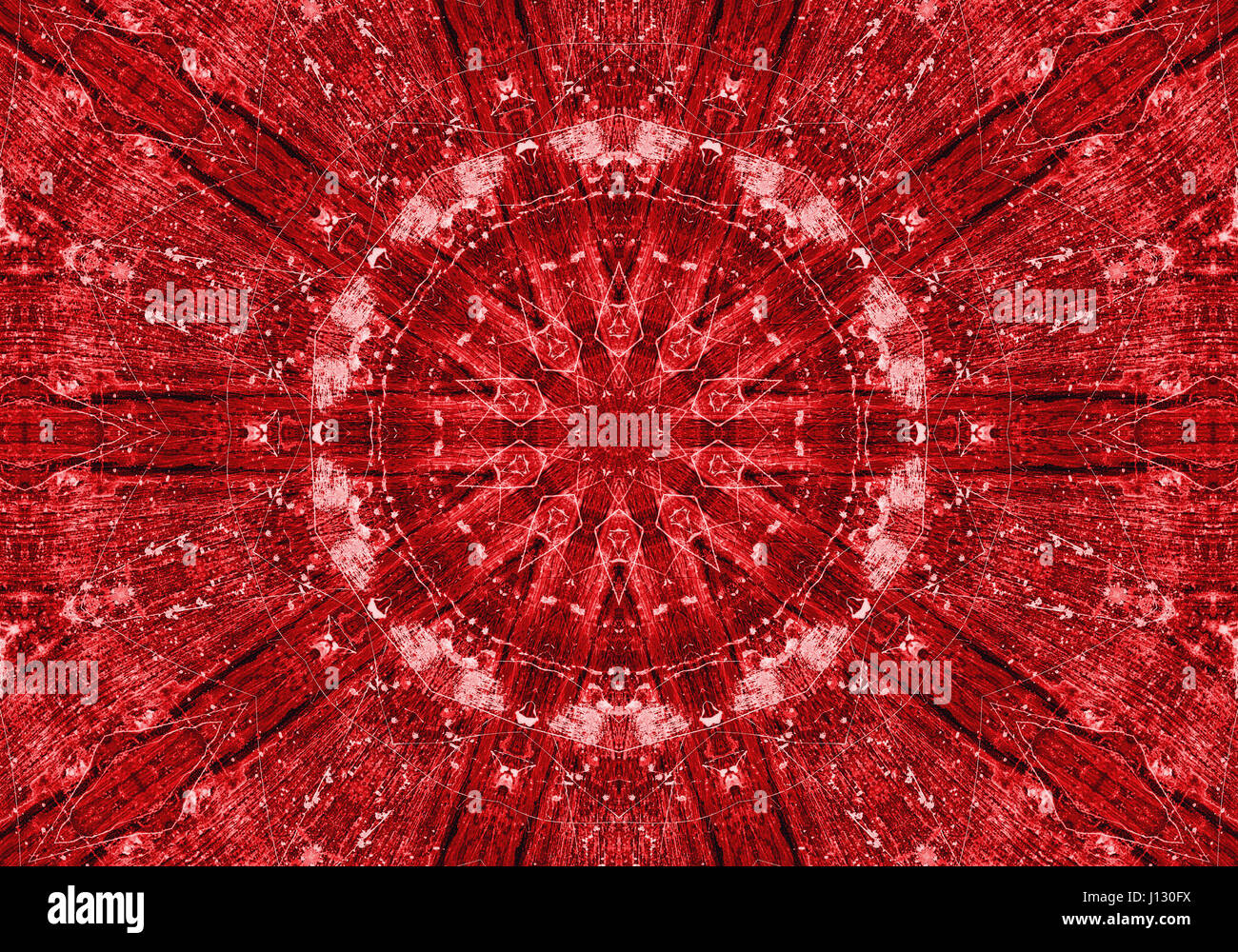 Grunge fond rouge avec motif abstrait Banque D'Images