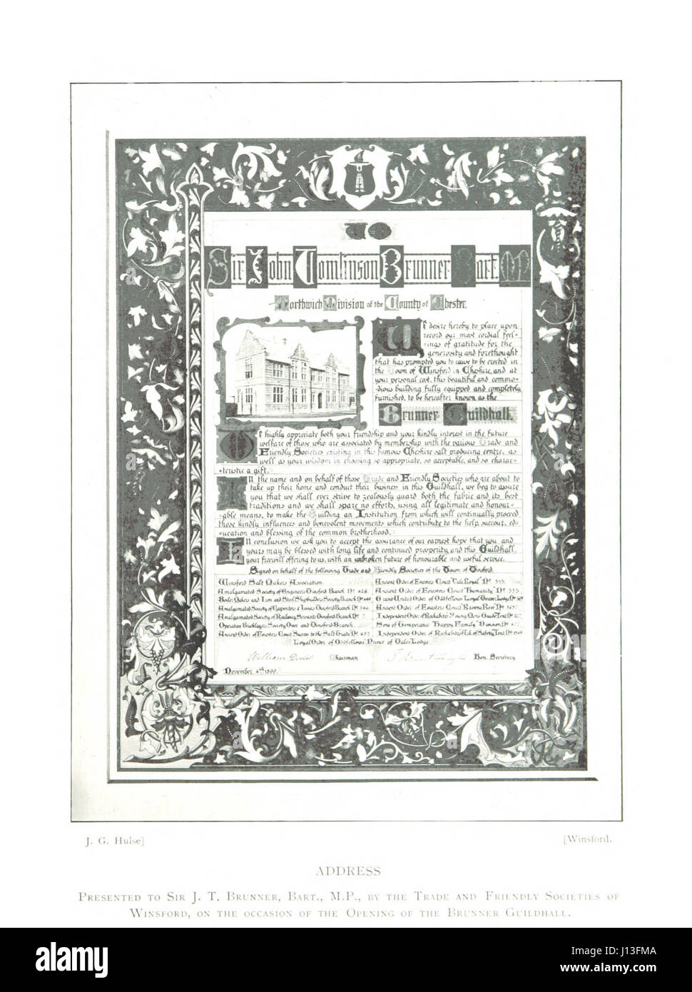 Le Jubilé de diamant dans le Cheshire. Une description de la façon dont la soixantième année du glorieux règne de Sa Majesté la reine Victoria le Plus Gracieux, impératrice de l'Inde, a été célébrée dans le comté de Chester ... Avec de nombreuses illustrations Banque D'Images