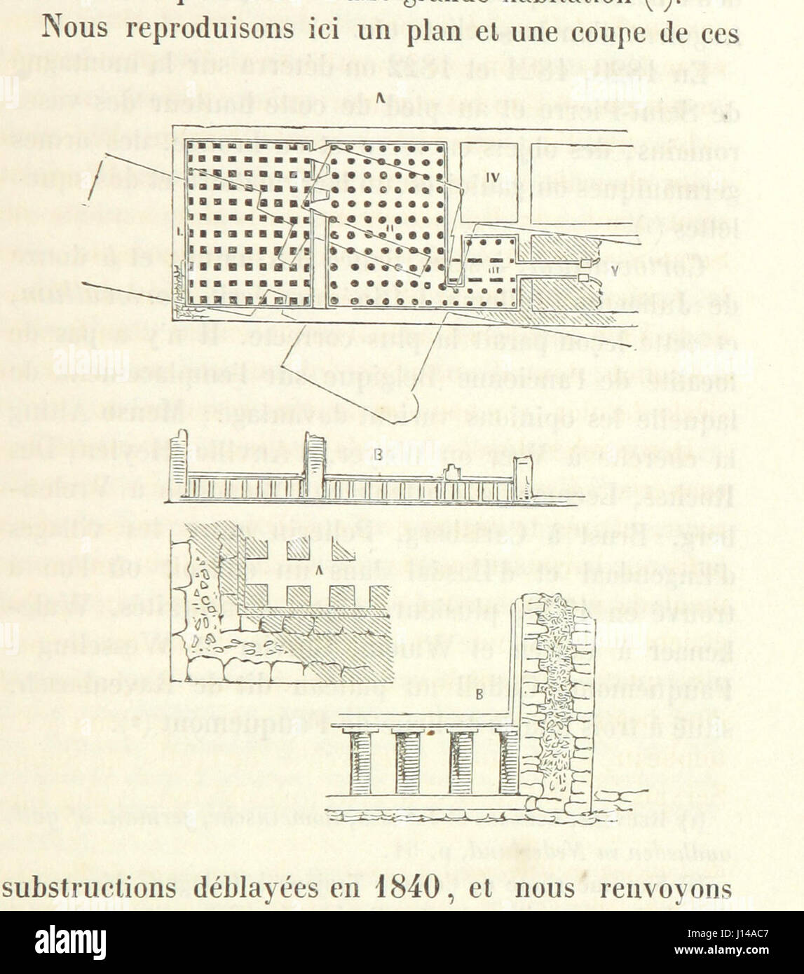 Un récit historique de la Belgique et des pays-Bas avant et pendant la domination romaine, avec des cartes et des gravures pour étayer l'analyse. Banque D'Images