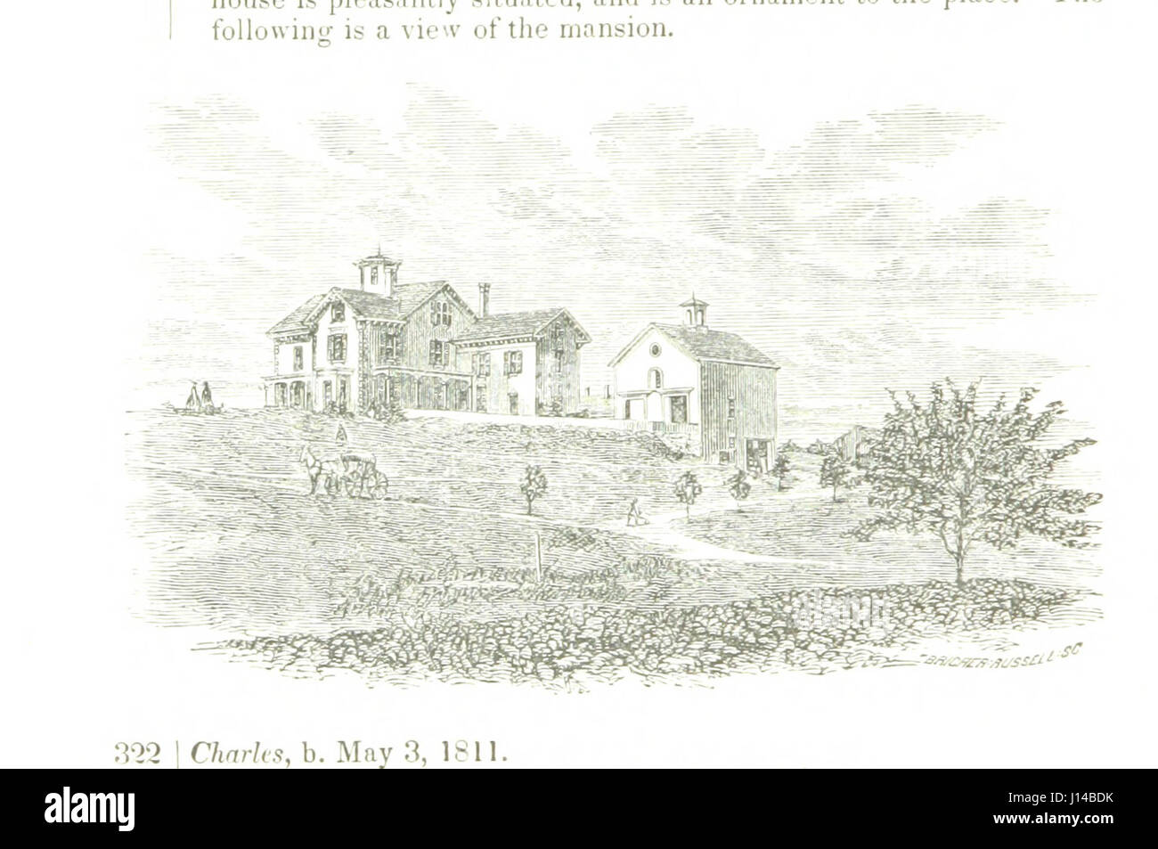 Histoire de la ville de Marlborough, comté de Middlesex, Massachusetts, etc Banque D'Images