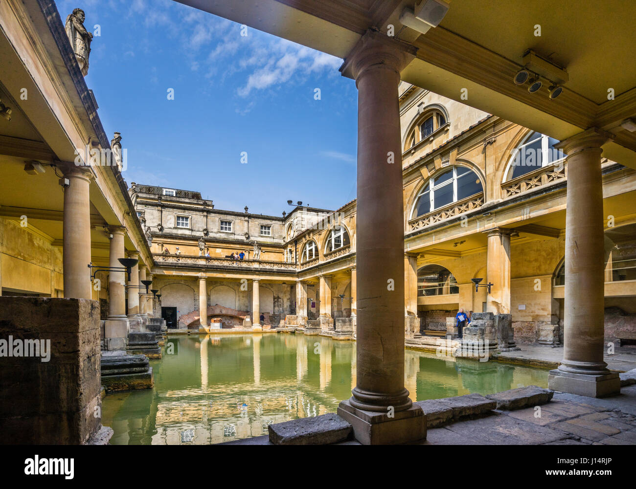 Royaume-uni, Angleterre, Somerset, les bains romains de Bath avec superstructure victorienne Banque D'Images