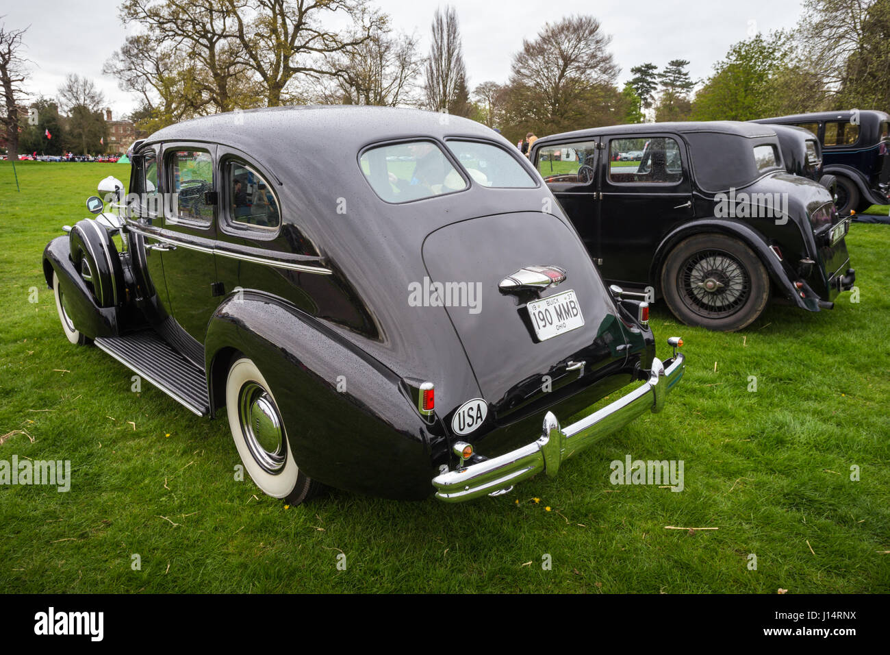 Classic cars véhicule au Royaume-Uni afficher Banque D'Images