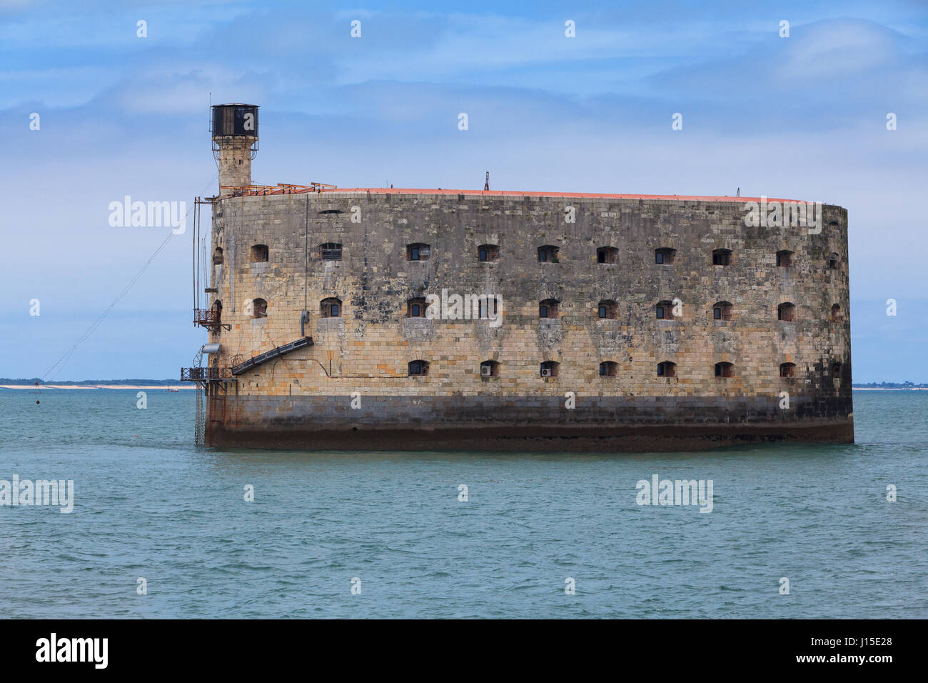 Voir Fort Boyard à marée basse, France Photo Stock - Alamy