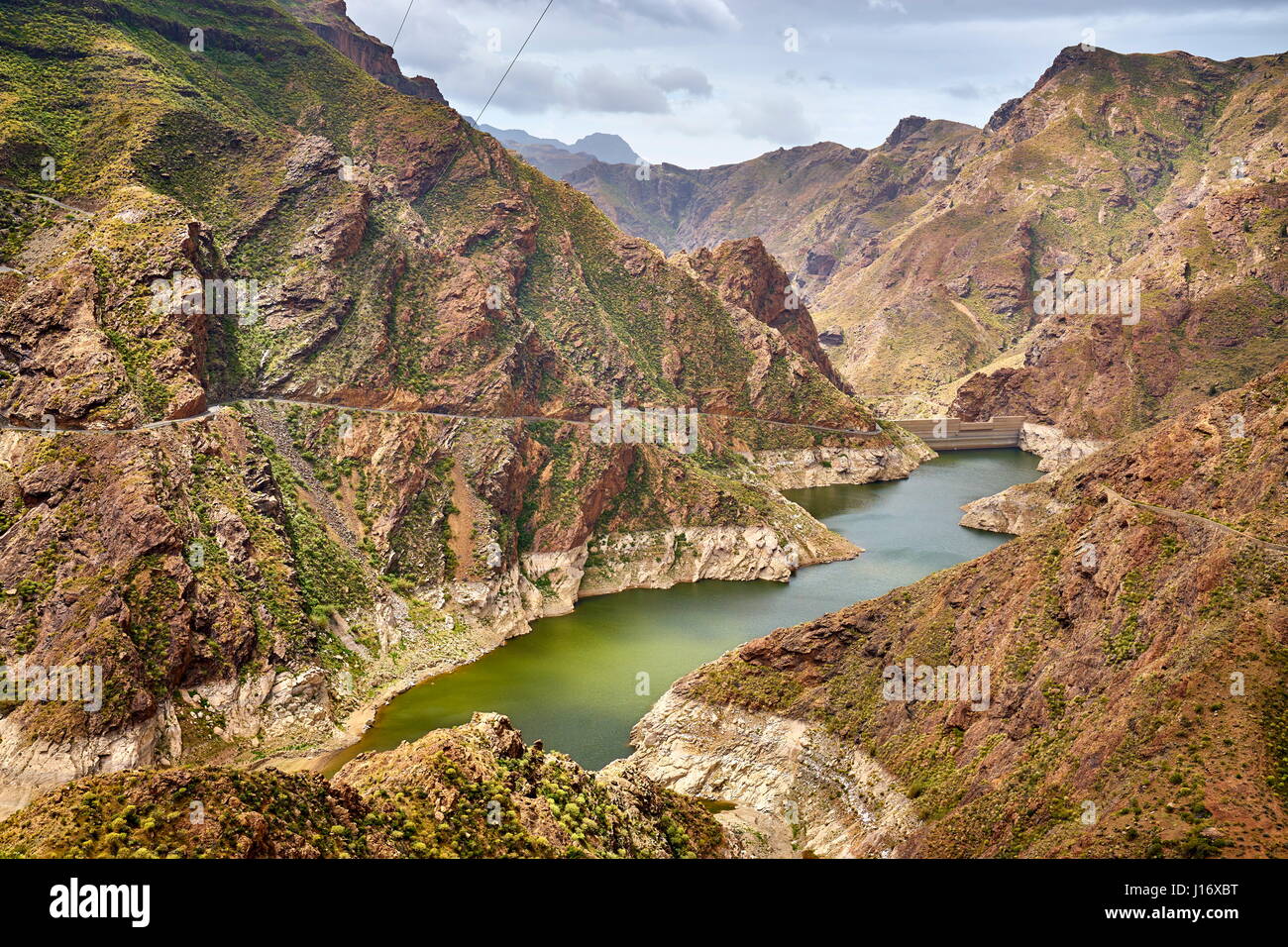 Paysage de montagne, Gran Canaria, Espagne Banque D'Images