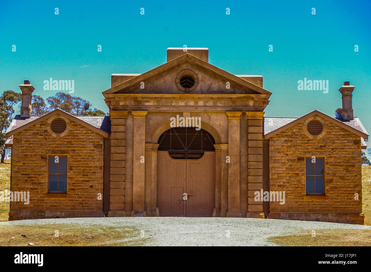 Martindale Hall est un bâtiment historique classé près de Mintaro dans les régions rurales de l'Australie du Sud Banque D'Images