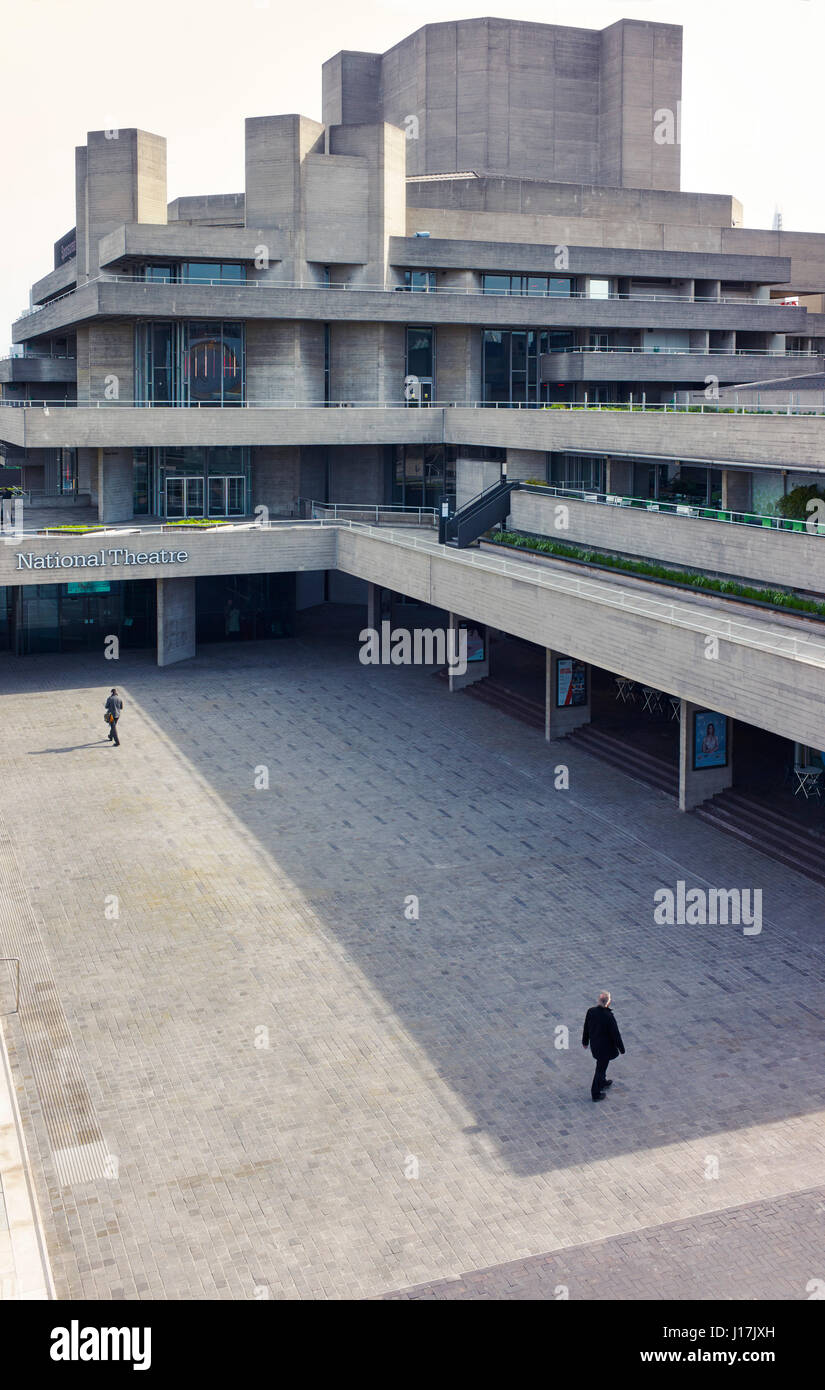 Théâtre National sur Southbank à Londres Banque D'Images