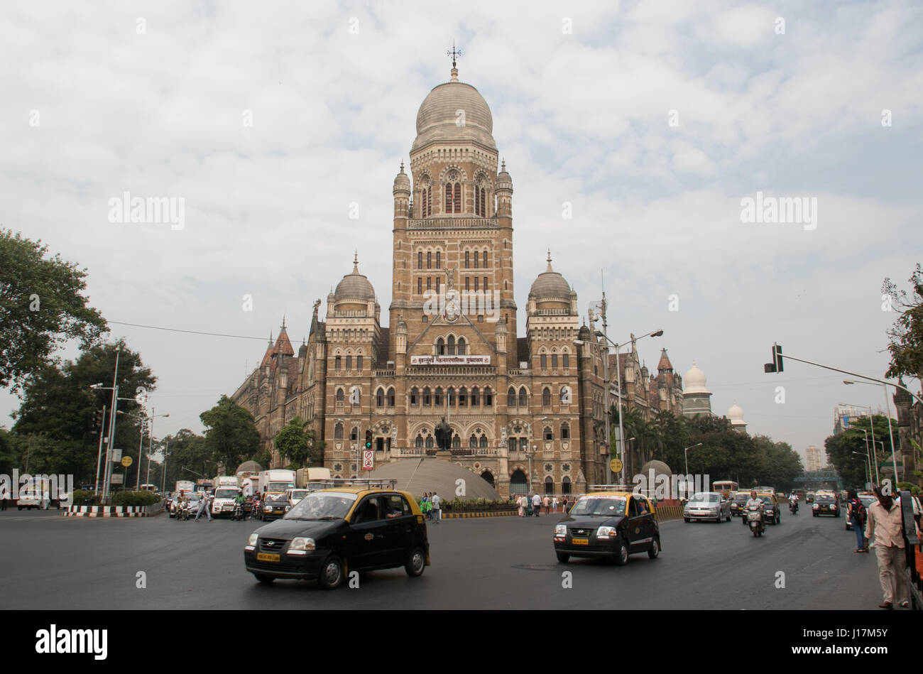 Bombay Municipal Corporation Building (1893), bâtiment BMC dans Mumbai, Inde. Banque D'Images