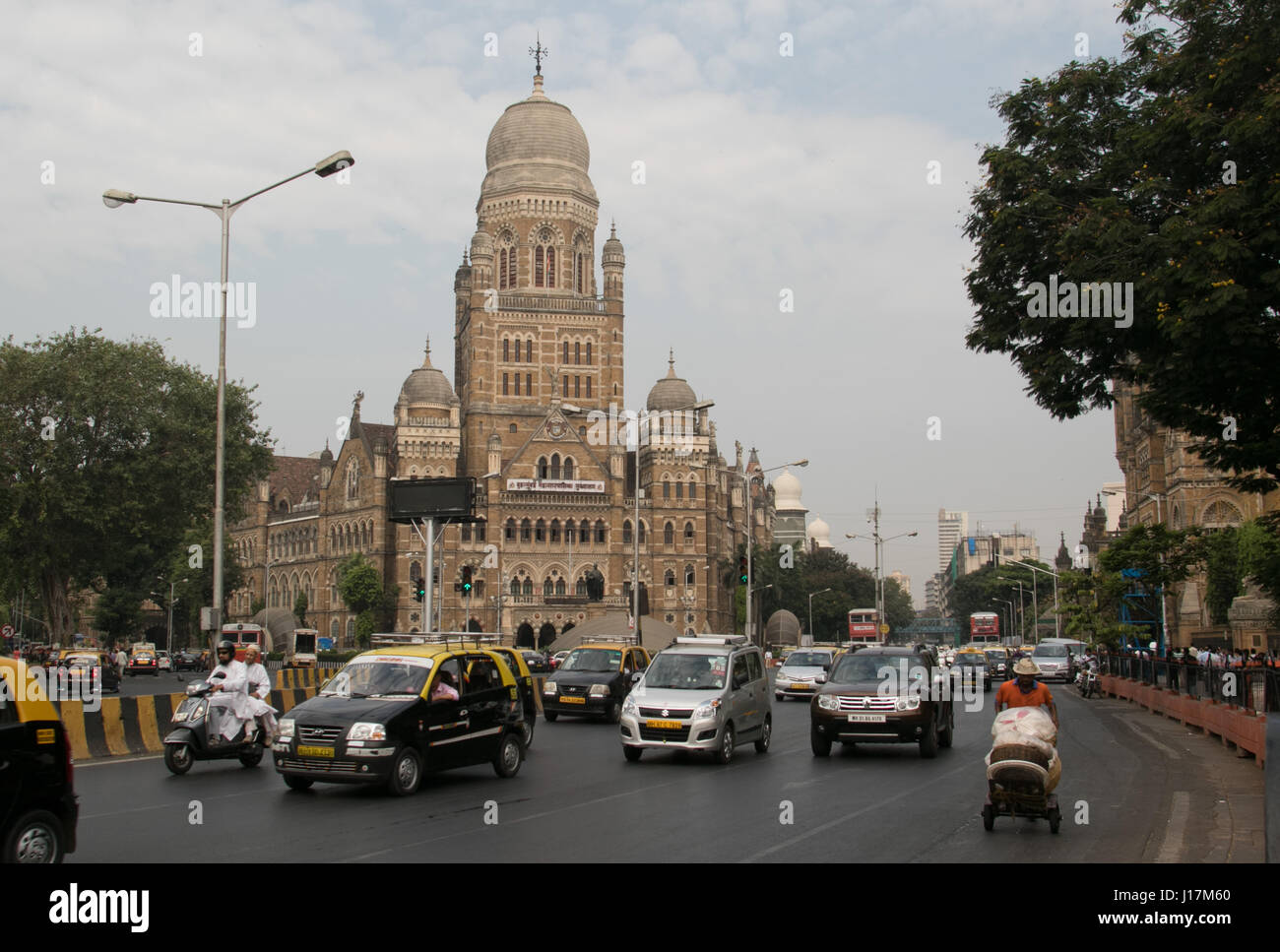 Bombay Municipal Corporation Building (1893) ou BMC bâtiment dans Mumbai, Inde. Banque D'Images