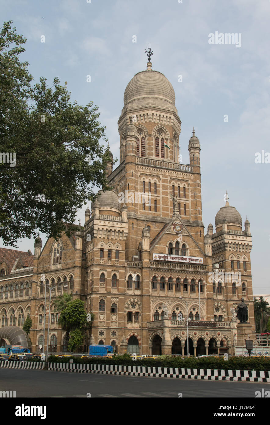 Bombay Municipal Corporation Building (1893) ou BMC bâtiment dans Mumbai, Inde. Banque D'Images
