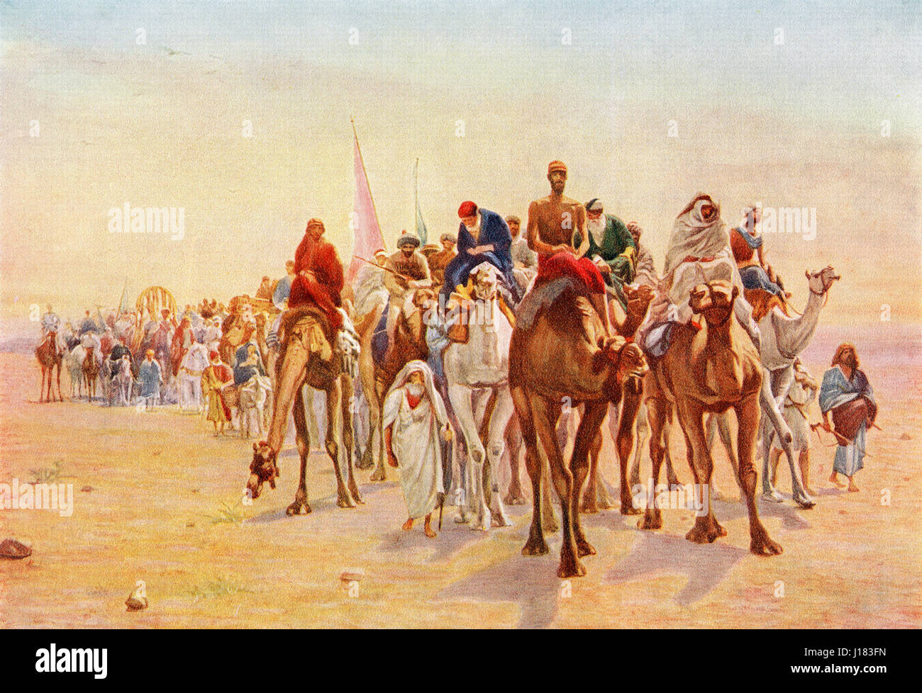 Un pèlerinage à La Mecque. L'histoire de Hutchinson de l'ONU, publié 1915 Banque D'Images
