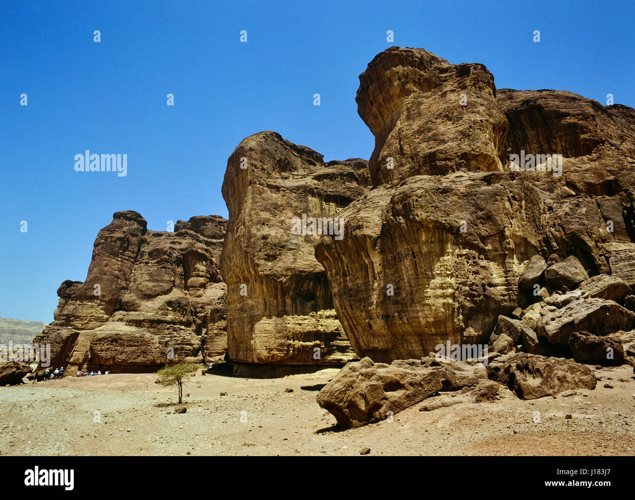 Les piliers du roi Salomon dans Timna Park au nord d'Eilat. Isreal. Moyen  Orient Photo Stock - Alamy