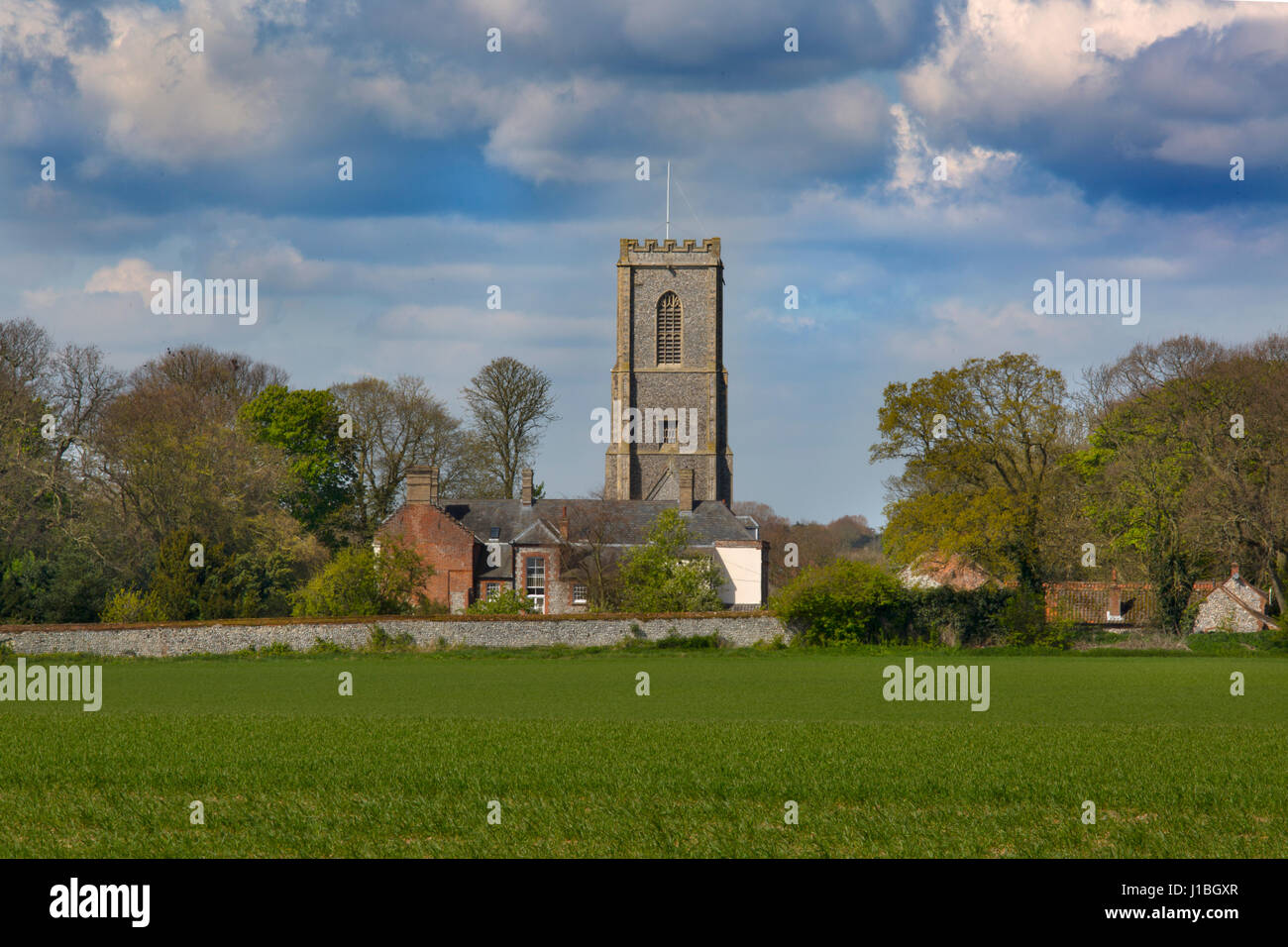 L'église de St James Southrepps village North Norfolk Banque D'Images