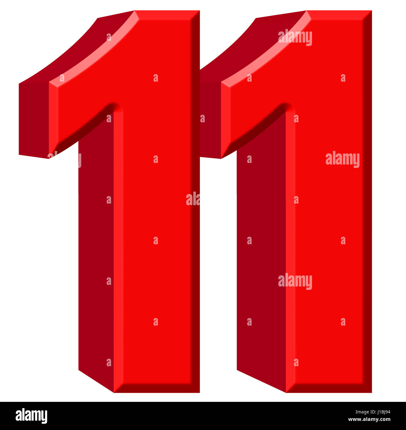 11 11 Chiffre Isole Sur Fond Blanc 3d Render Photo Stock Alamy 11 11 Chiffre Isole Sur Fond Blanc 3d Render Photo Stock Alamy