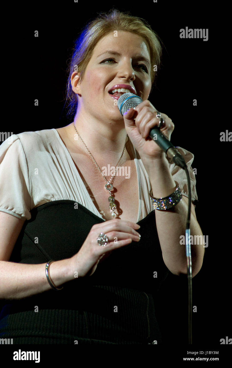 Brecon jazz festival. clare teal. 12/8/11 Banque D'Images