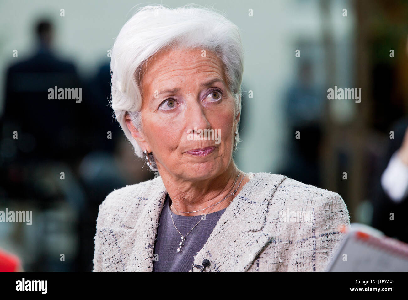 Christine Lagarde, directrice générale du Fonds monétaire international (FMI) - USA Banque D'Images