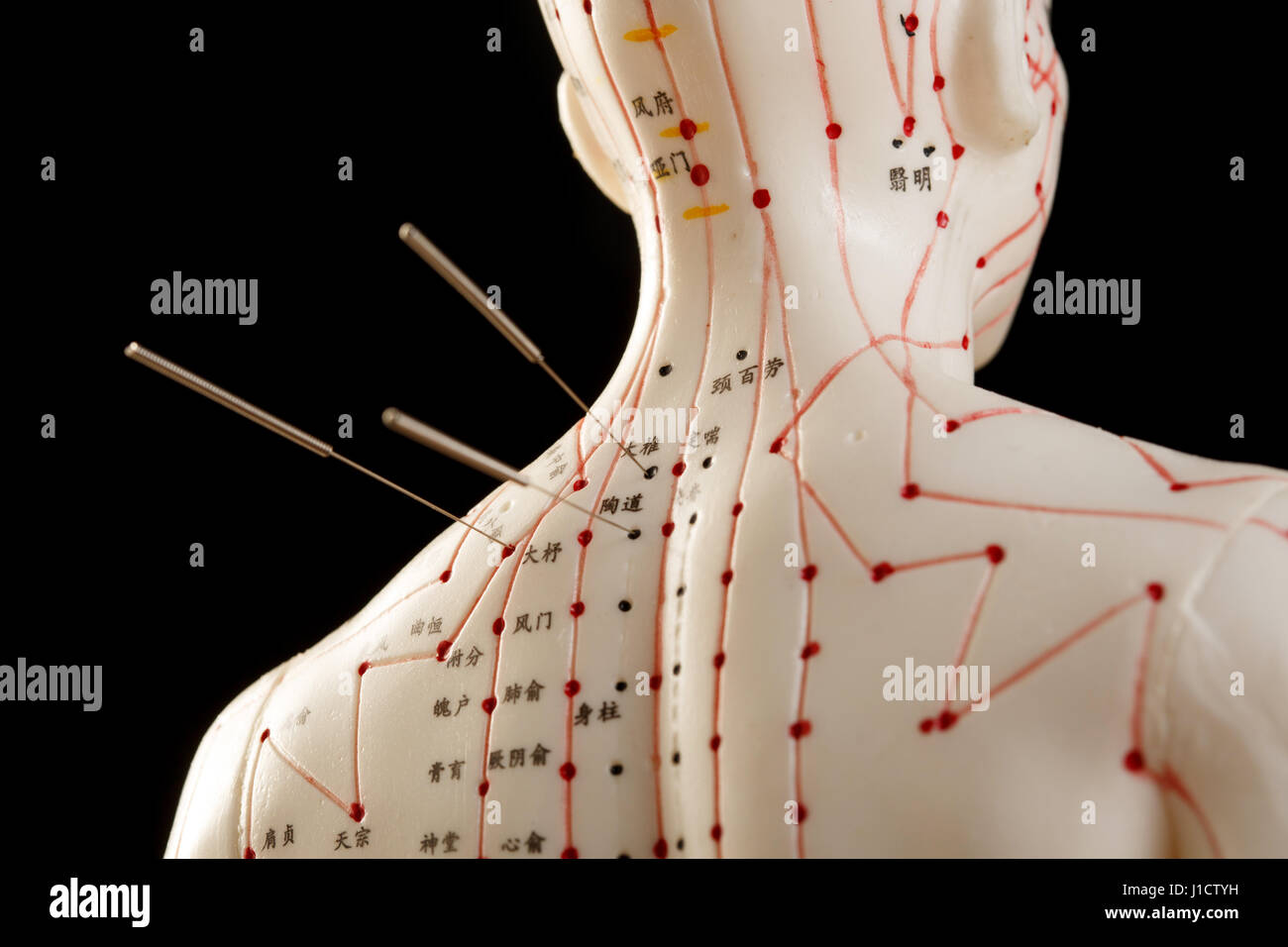Acupuncture Points Banque De Photographies Et D images Haute Acupuncture Points Banque De Photographies Et D images Haute