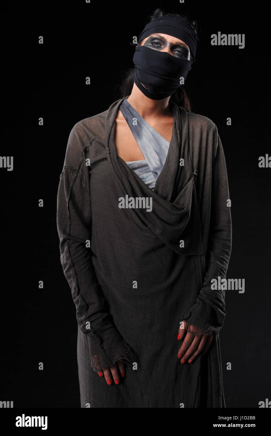 Costume design différent sur warrior woman Banque D'Images