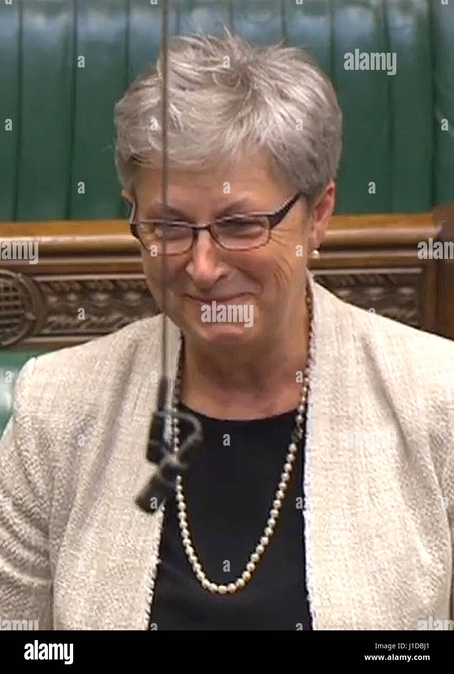 Gisela Stuart, l'un des principaux partisans de la main-d'Brexit, parle à la Chambre des communes, Londres, où elle a prié instamment l'opposition d'examiner l'accord de sortie de l'Union européenne de manière constructive et sans relâche, comme elle a fait peut-être sa dernière apparition à la Chambre des communes. Banque D'Images