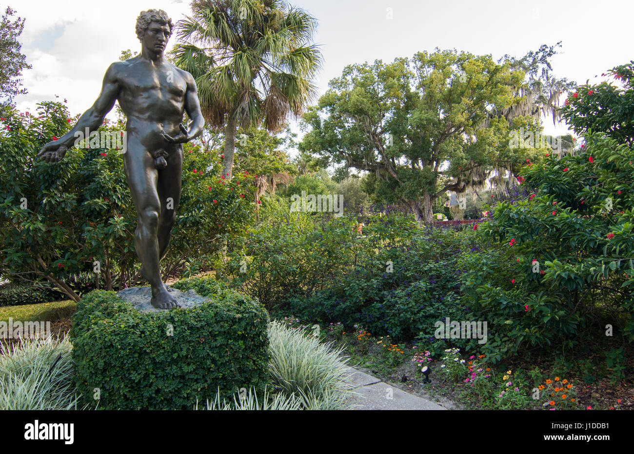 Winter Park en Floride Polasek Museum d'Albin Polasek sculpteur américain entrée paysage tchèque Banque D'Images