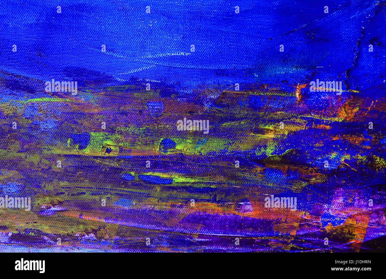 Arrière-plan de la peinture bleu Banque D'Images