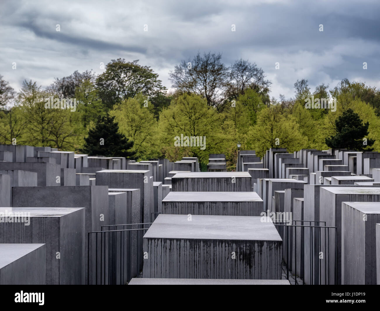 Mémorial de l'Holocauste à Berlin, Allemagne Banque D'Images