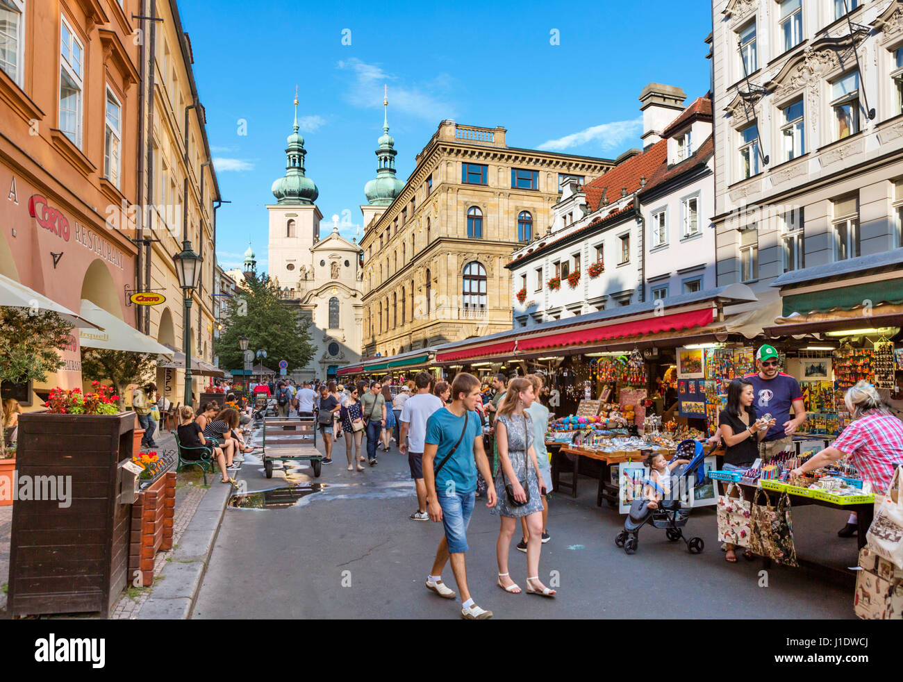 Havelske trziste (marché Havelska), Prague, République Tchèque Banque D'Images