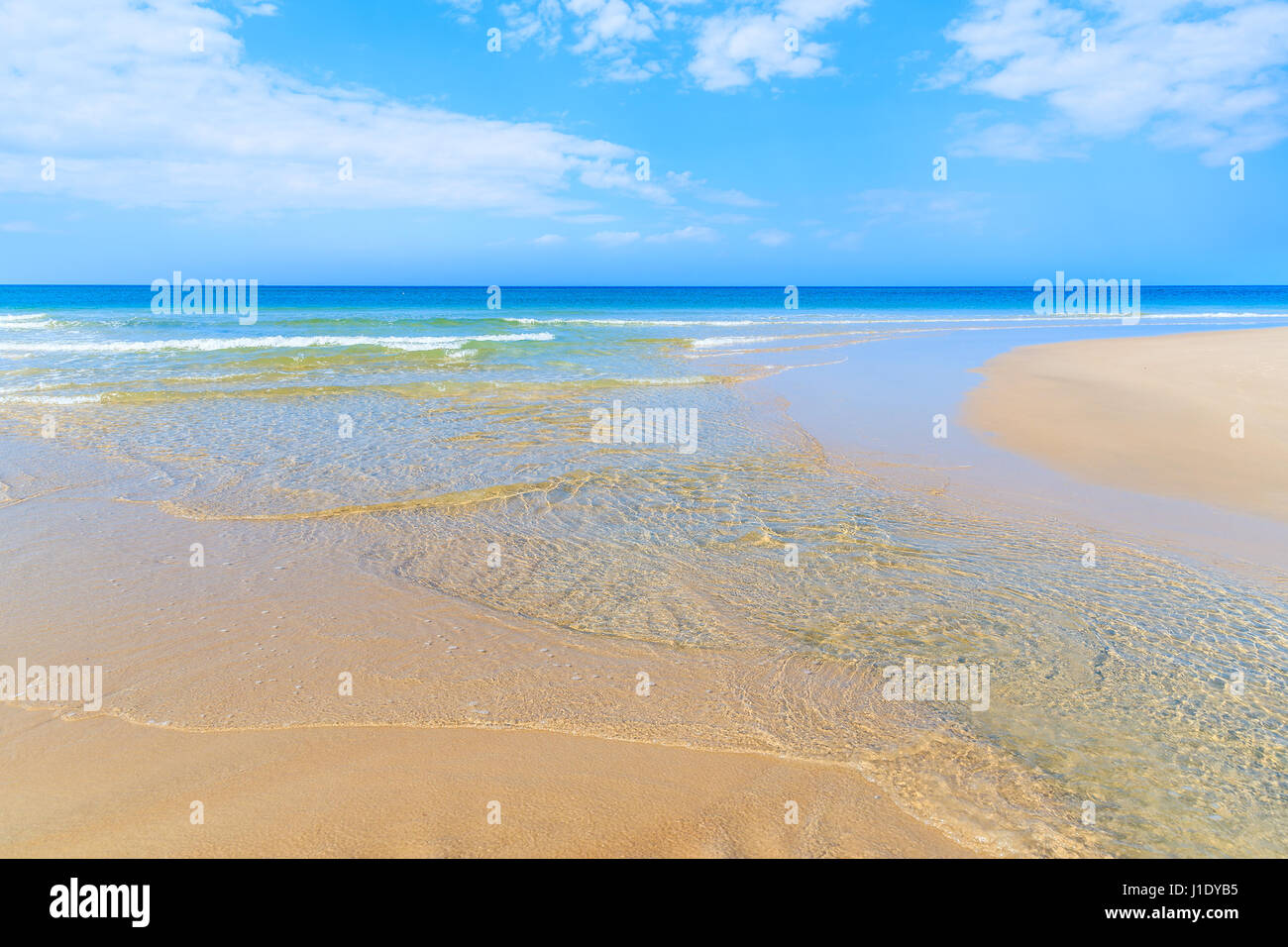 Voir de belle plage et de la mer, l'île de Sylt, Allemagne Banque D'Images