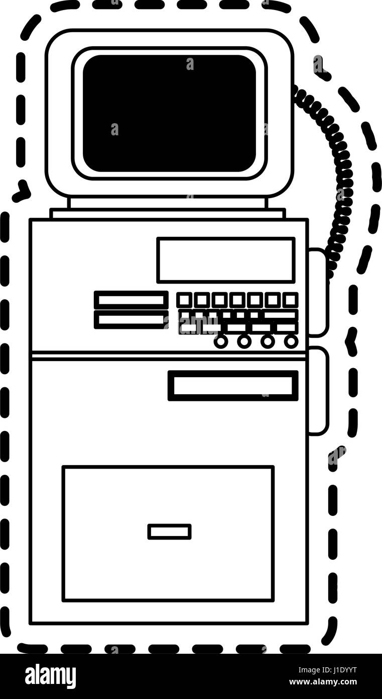 L'icône du moniteur patient libre Illustration de Vecteur