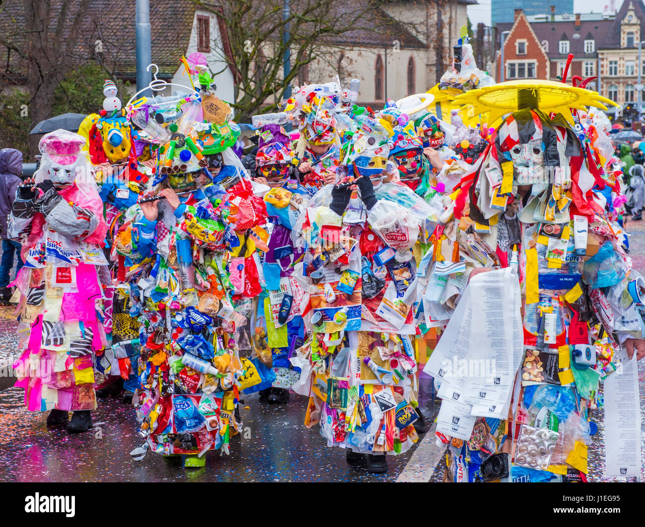 Les participants au carnaval de Bâle à Bâle , Suisse Banque D'Images