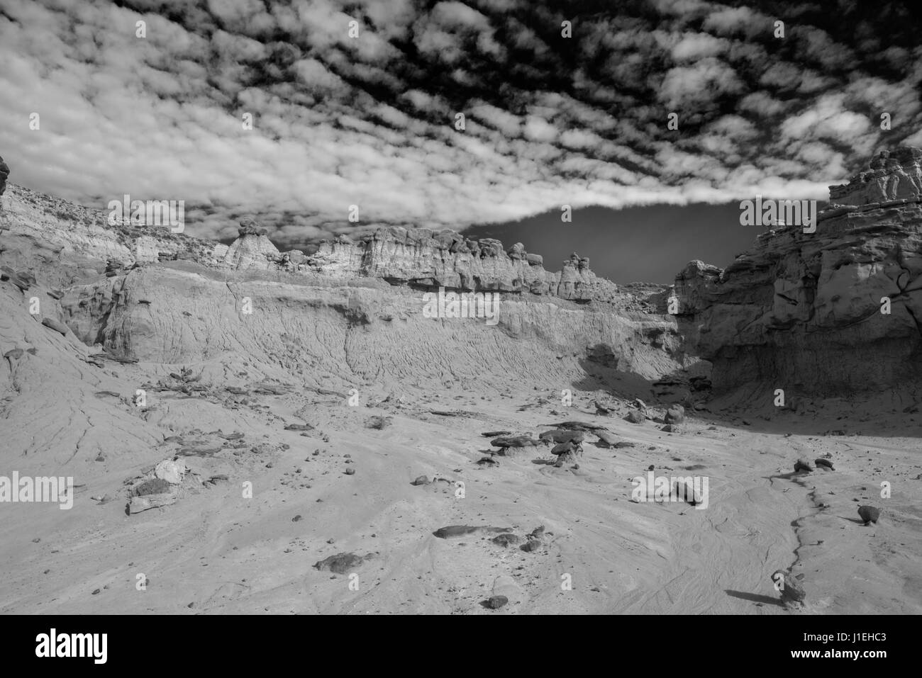 Matin dans la ville d'Adobe, Adobe ville zone d'étude, Sweetwater County, Wyoming. Banque D'Images