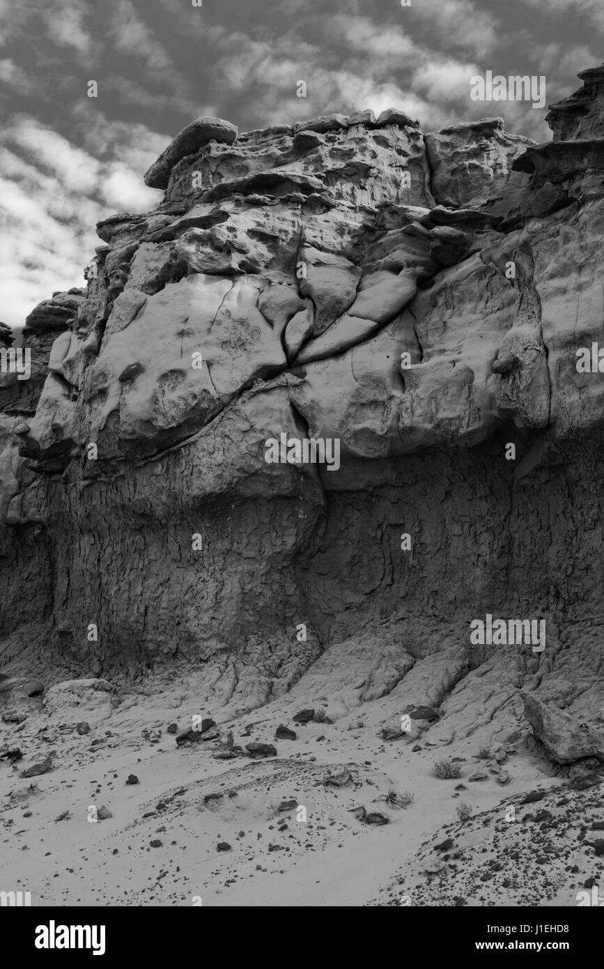 Matin dans la ville d'Adobe, Adobe ville zone d'étude, Sweetwater County, Wyoming. Banque D'Images