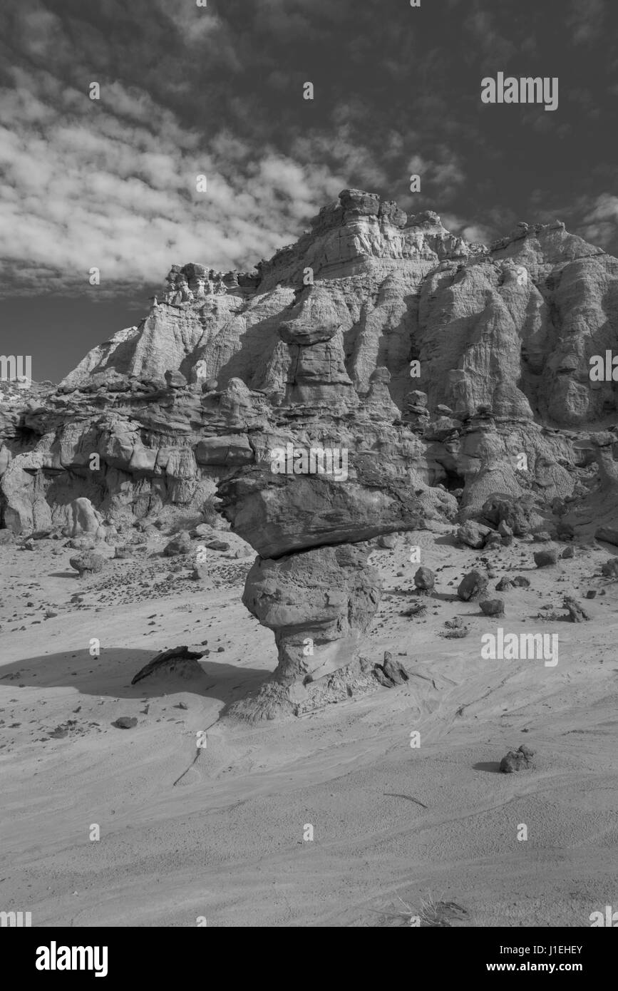 Matin dans la ville d'Adobe, Adobe ville zone d'étude, Sweetwater County, Wyoming. Banque D'Images