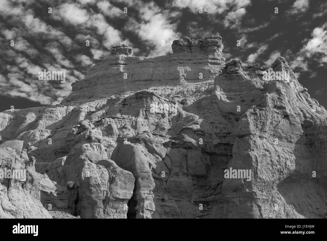 Matin dans la ville d'Adobe, Adobe ville zone d'étude, Sweetwater County, Wyoming. Banque D'Images