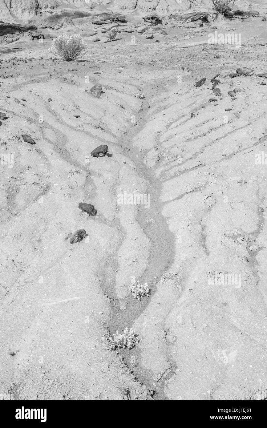 Matin dans la ville d'Adobe, Adobe ville zone d'étude, Sweetwater County, Wyoming. Banque D'Images