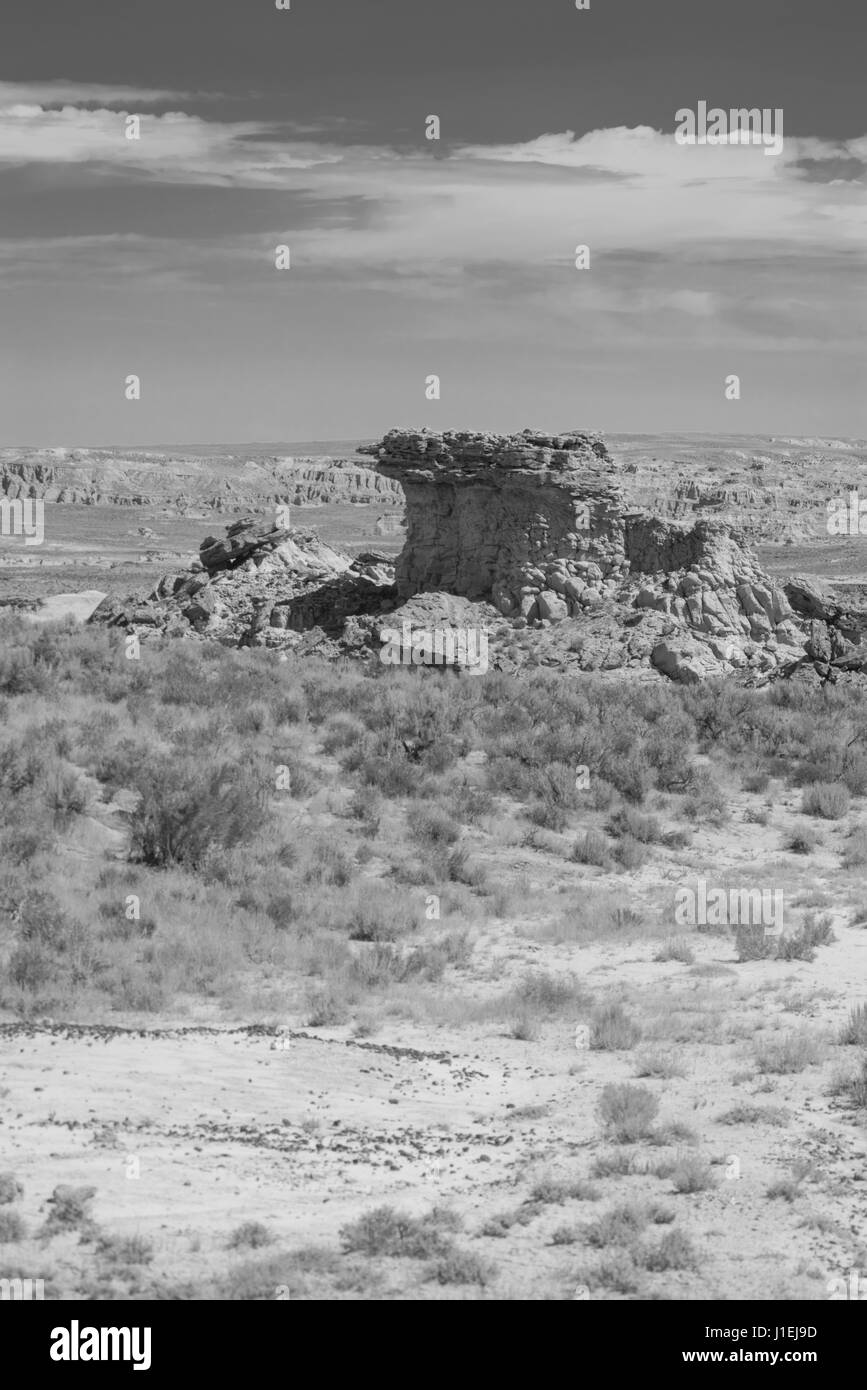Matin dans la ville d'Adobe, Adobe ville zone d'étude, Sweetwater County, Wyoming. Banque D'Images