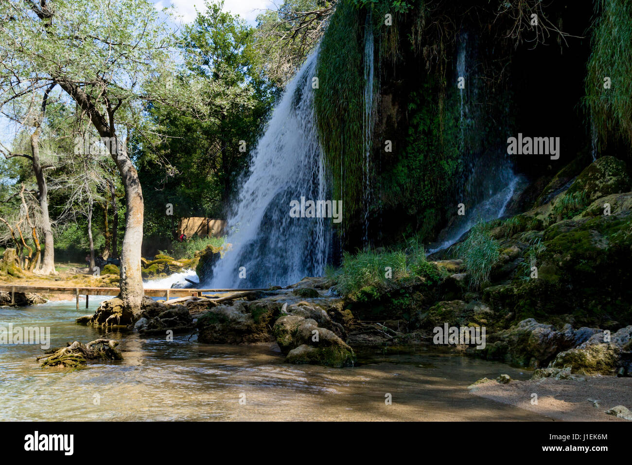 Cascade Kravice en Bosnie et Herzégovine Banque D'Images