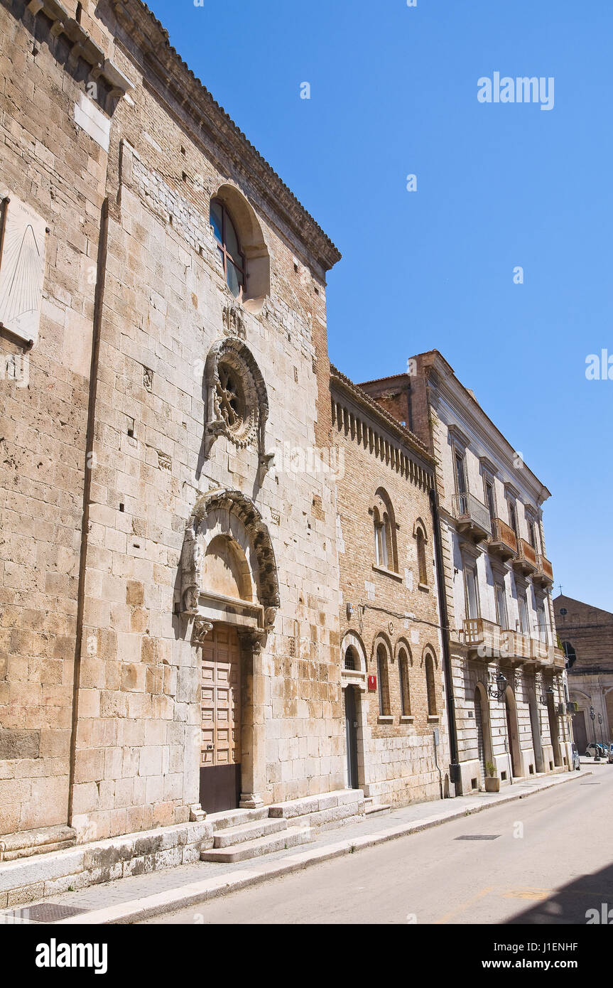 Eglise de Saint Severino. San Severo. Les Pouilles. L'Italie. Banque D'Images